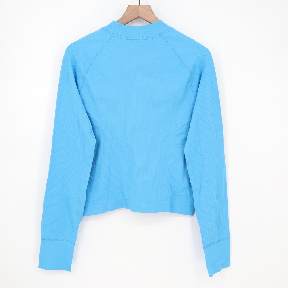 DSG Momentum Seamless 1/4 Zip Pullover Aqua Blue Womens XXL - Picture 6 of 7